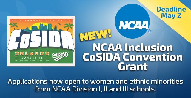 New NCAA Inclusion CoSIDA Convention Grant
